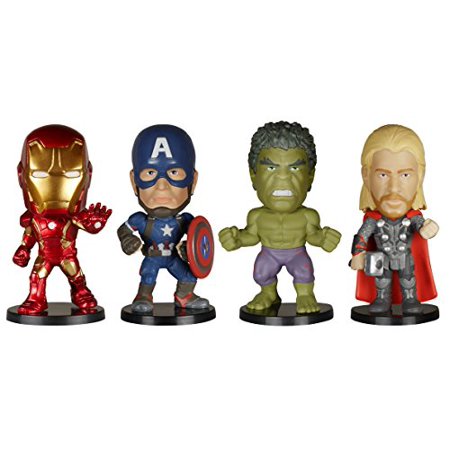 Avengers Age of Ultron ของแท้ JP - Mini Wacky Wobblers Funko [โมเดล Marvel] (4 ตัว)