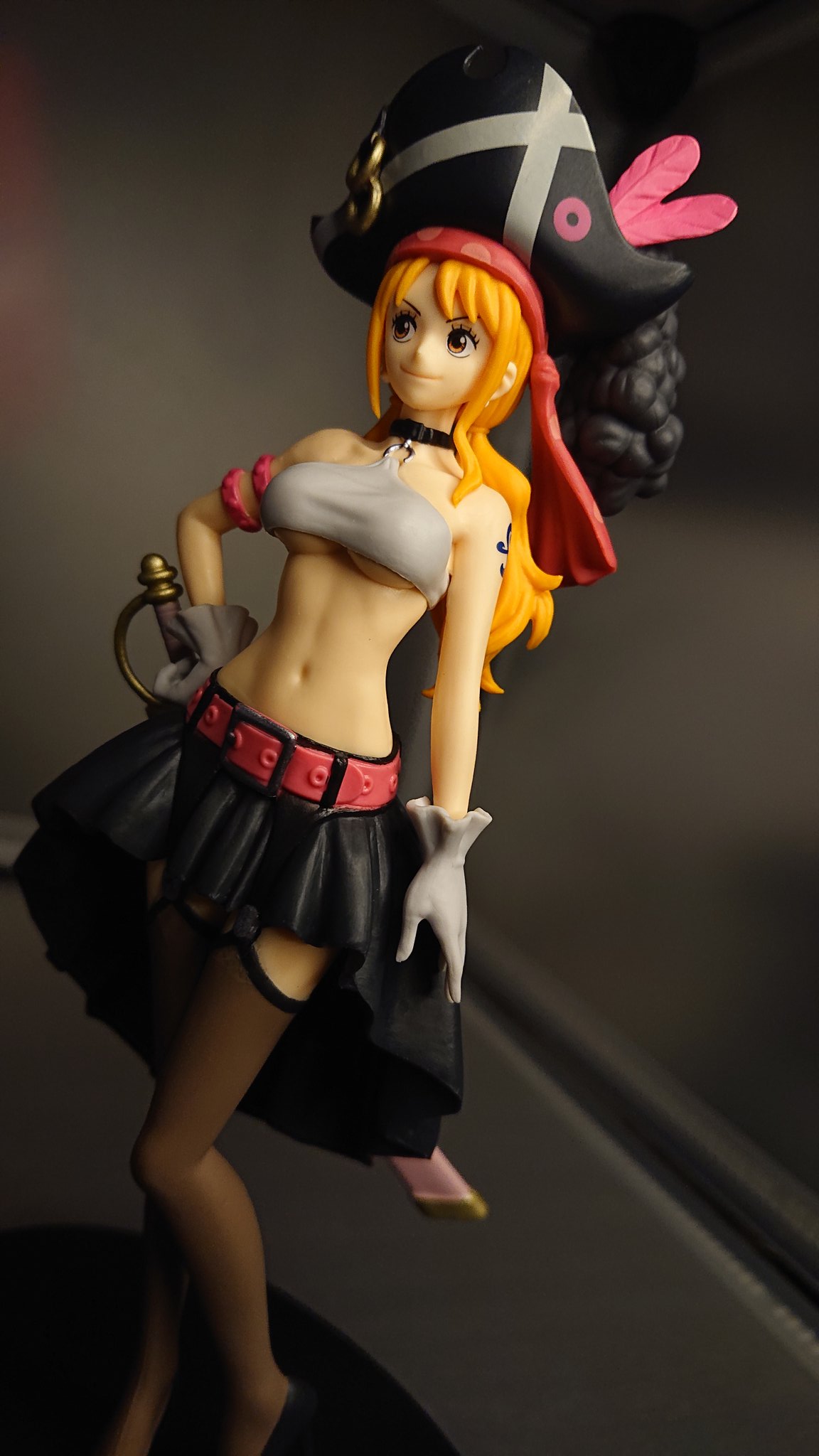 Nami Film Red ของแท้ JP แมวทอง - Grandline Lady Banpresto [โมเดลวันพีช]