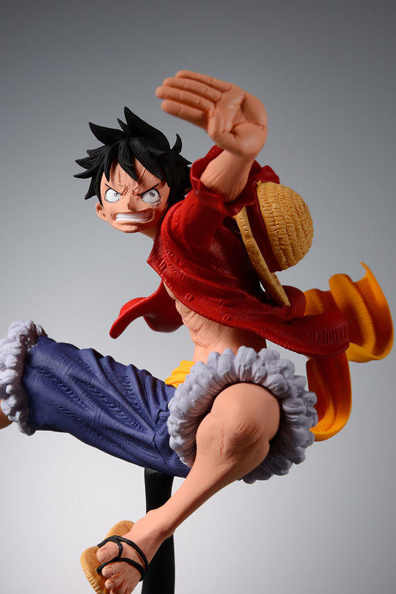 Luffy ของแท้ JP แมวทอง - Scultures Banpresto [โมเดลวันพีช]