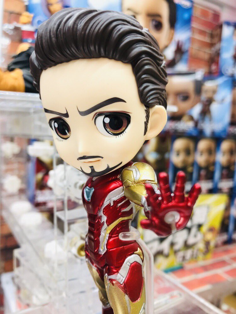 Iron Man - ver.B ของแท้ JP - Q Posket Banpresto [โมเดล Marvel]