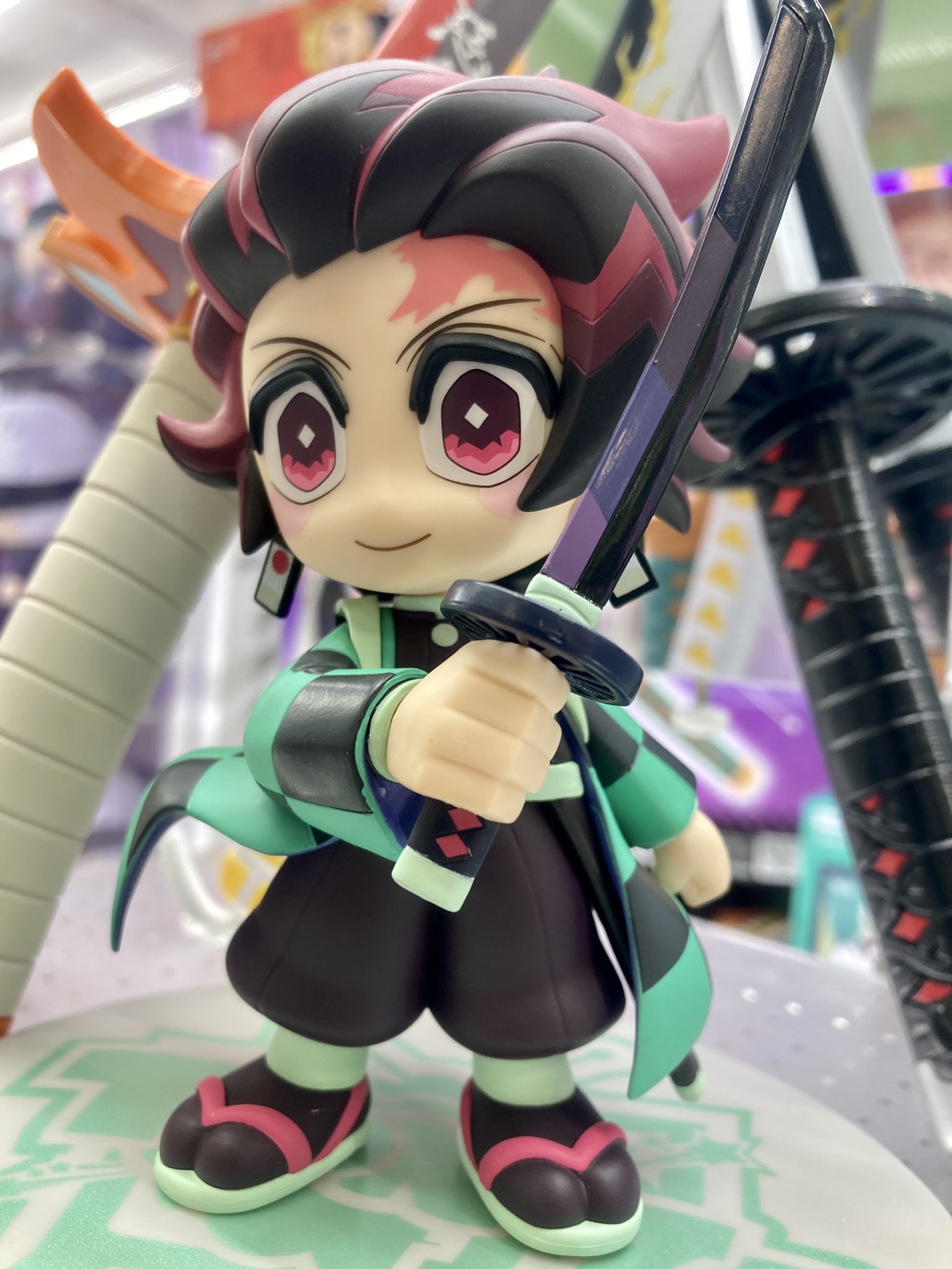 Tanjiro Cartoon Color ของแท้ JP - Toonize FuRyu [โมเดล Demon Slayer]