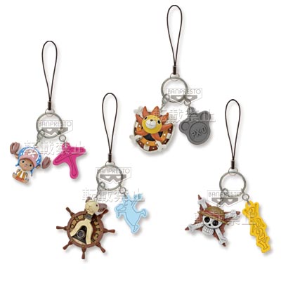 Straw Hat Key Ring ของแท้ JP แมวทอง - Ichiban Kuji Banpresto [พวงกุญแจวันพีช]