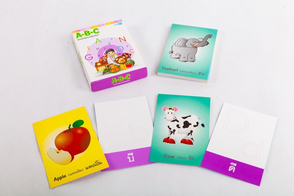 1420 บัตรคำอ่าน ABC ของเล่นเสริมพัฒนาการ ,ของเล่นเสริมทักษะ,ของเล่นเด็ก, สื่อการสอนอนุบาล