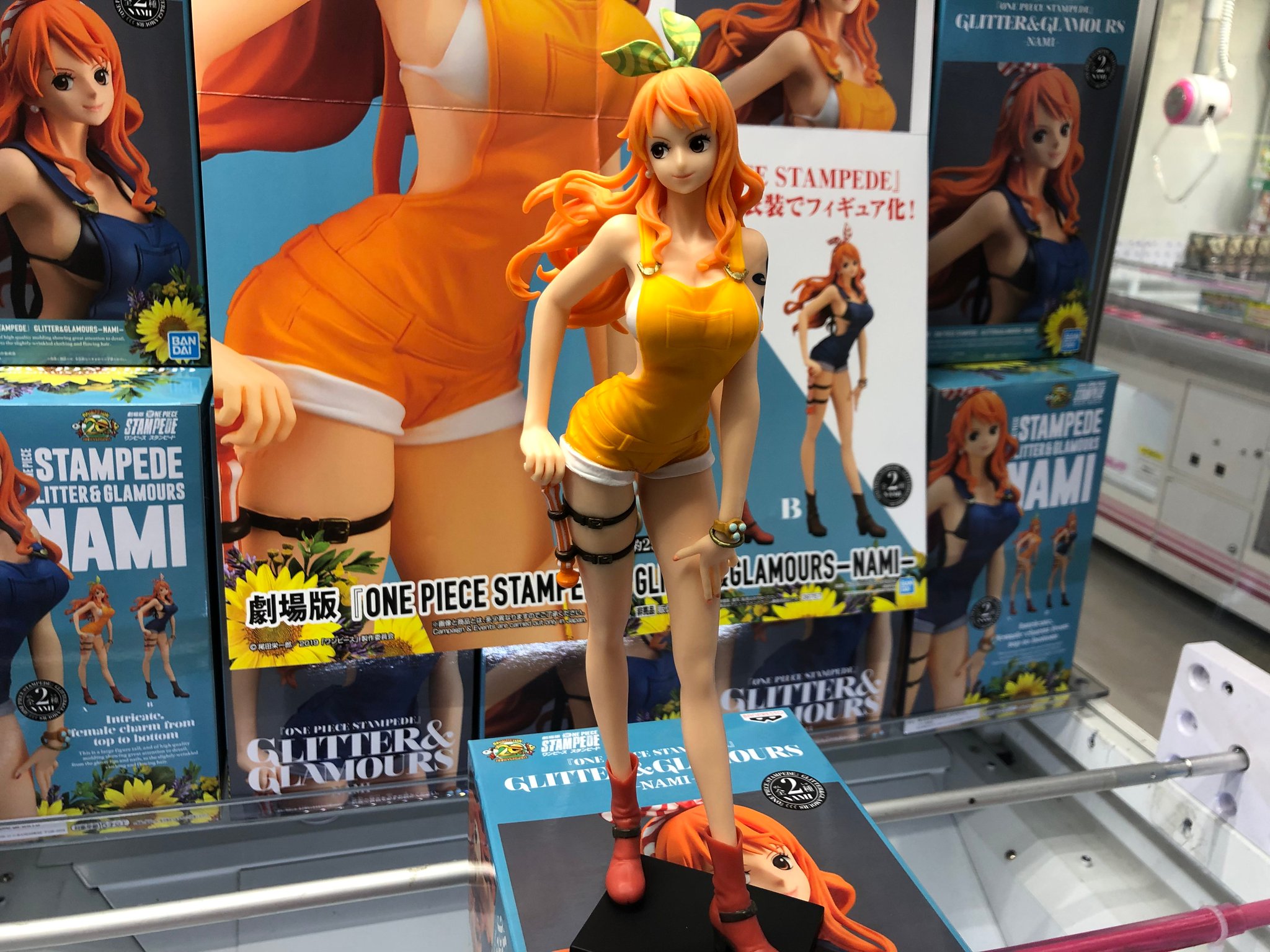 Nami Stampede ของแท้ JP แมวทอง - Glitter & Glamours Banpresto [โมเดลวันพีช]