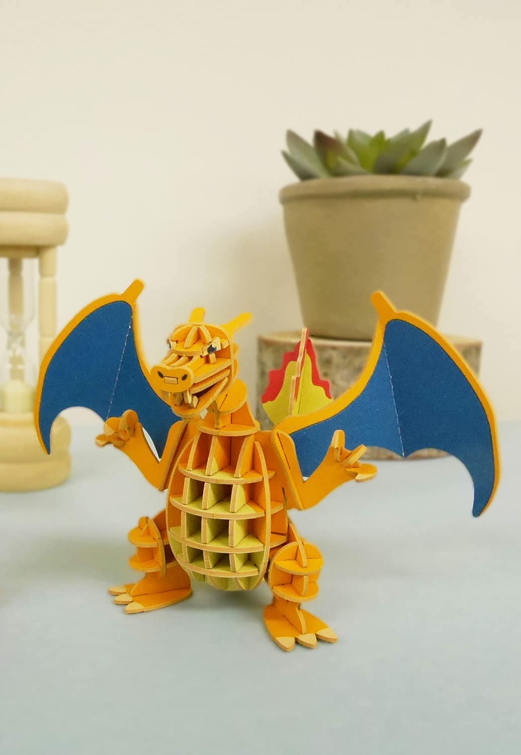 Charizard (แบบประกอบ) ของแท้ JP - si-gu-mi Paper Art [โมเดลโปเกมอน]