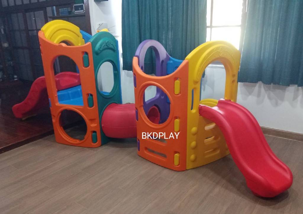 ปราสาทเจ้าหญิงเจ้าชาย ผจญภัยกระดานลื่น ,สไลเดอร์เด็ก กระดานลื่น2ทาง ,พร้อมท่อลอด, ของเล่น,เครื่องเล่นสนามกลางแจ้ง เครื่องเล่นสนามในร่ม