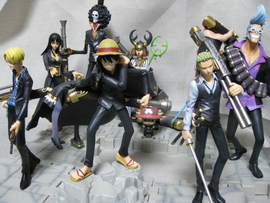 Straw Hat Pirates Strong World Set ของแท้ JP แมวทอง - Ichiban Kuji Banpresto [โมเดลวันพีช] (9 ตัว)