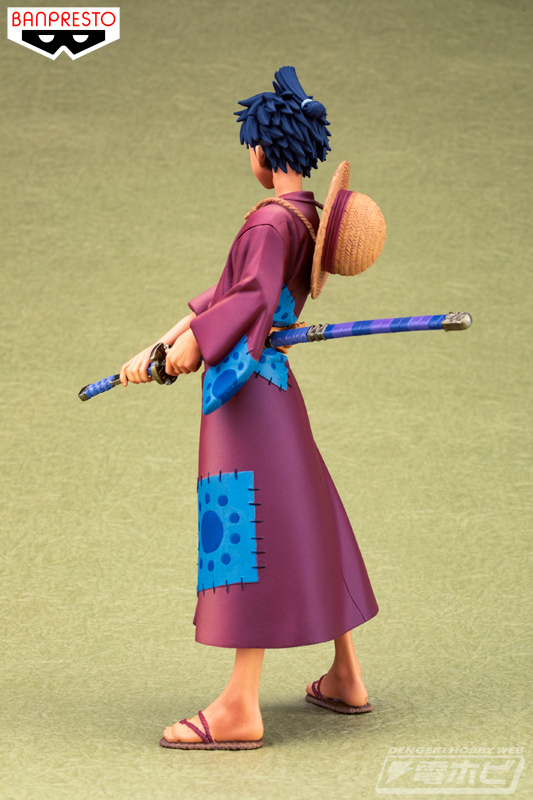 Luffy Wano ของแท้ JP แมวทอง - Grandline Men Banpresto [โมเดลวันพีช]