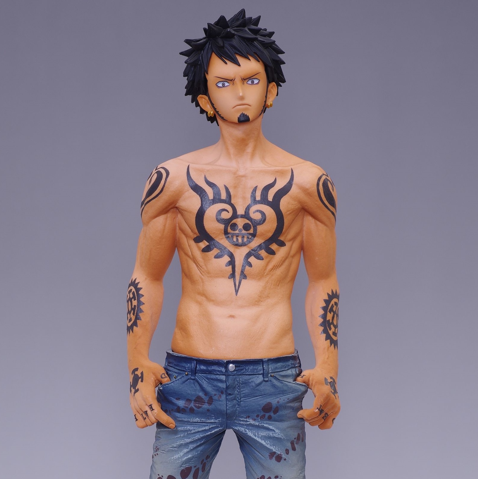 Law ของแท้ JP แมวทอง - King of Artist Banpresto [โมเดลวันพีช]