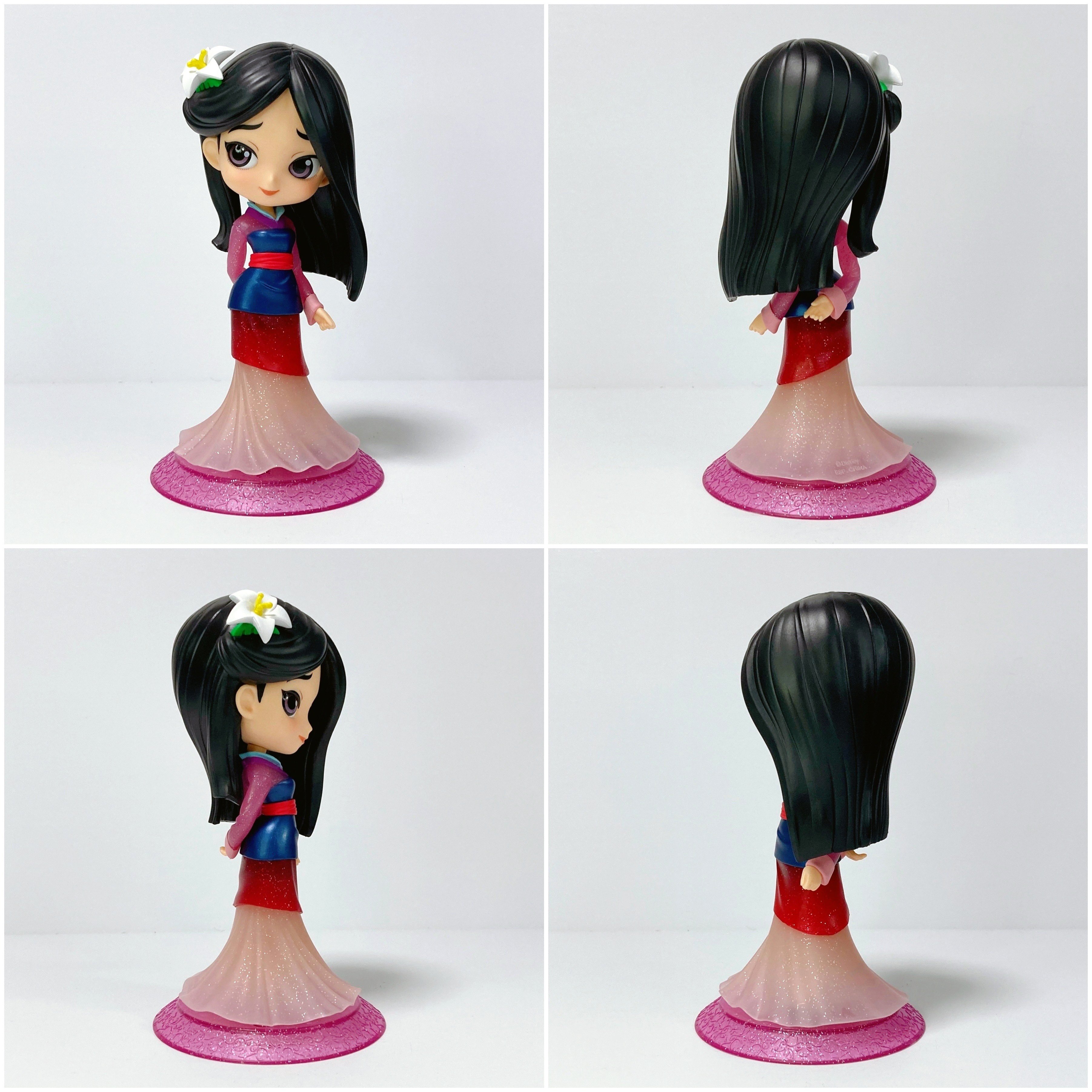 Mulan - Glitter Line ของแท้ JP - Q Posket Banpresto [โมเดล Disney]