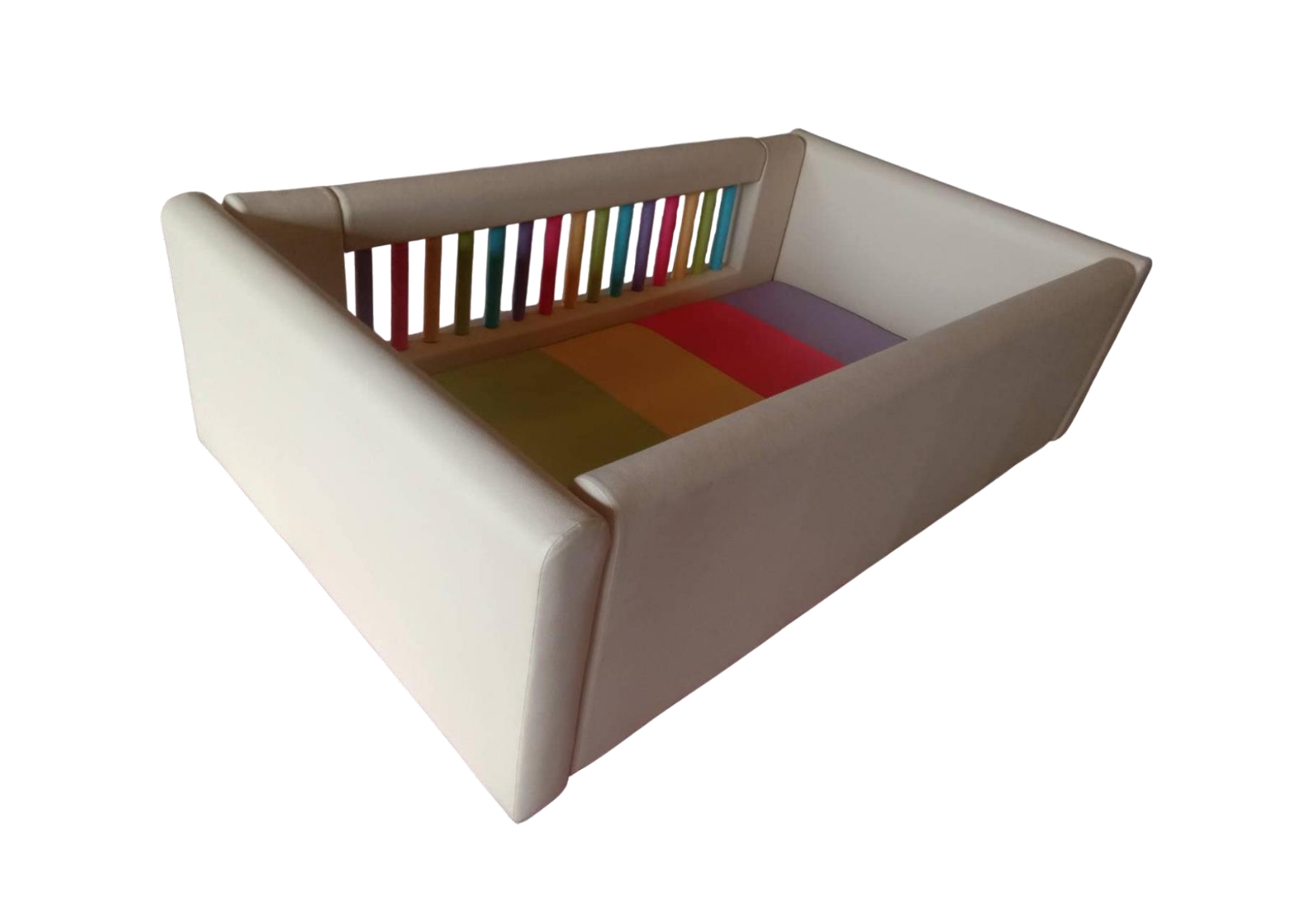 คอกกั้นเด็ก สี่เหลี่ยมผืนผ้า, คอกกั้นเด็ก,เตียงเด็ก,เบาะหนังนุ่มนิ่ม softplay, indoor playground kidszone ,สวนสนุกในร่ม ,รับสั่งทำบ่อบอล เตียงเด็ก ตามขนาด