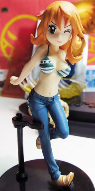 Nami Extra Version ของแท้ JP แมวทอง - Half Age Characters Bandai [โมเดลวันพีช]