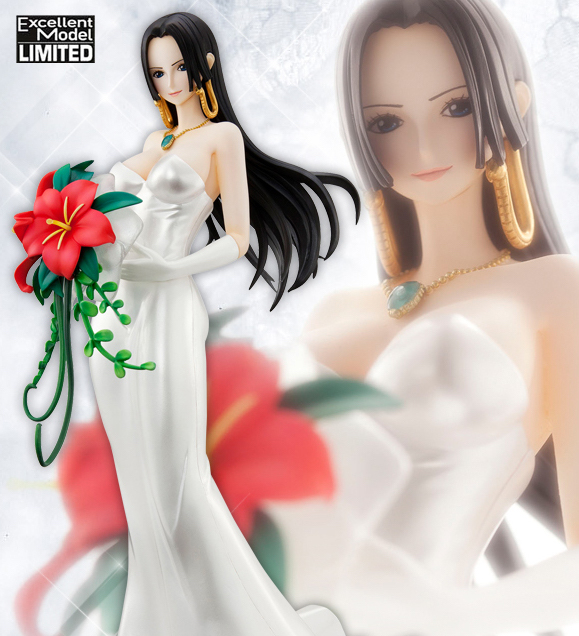 Boa Hancock Wedding ของแท้ JP แมวทอง - POP Limited Edition Megahouse [โมเดลวันพีช]