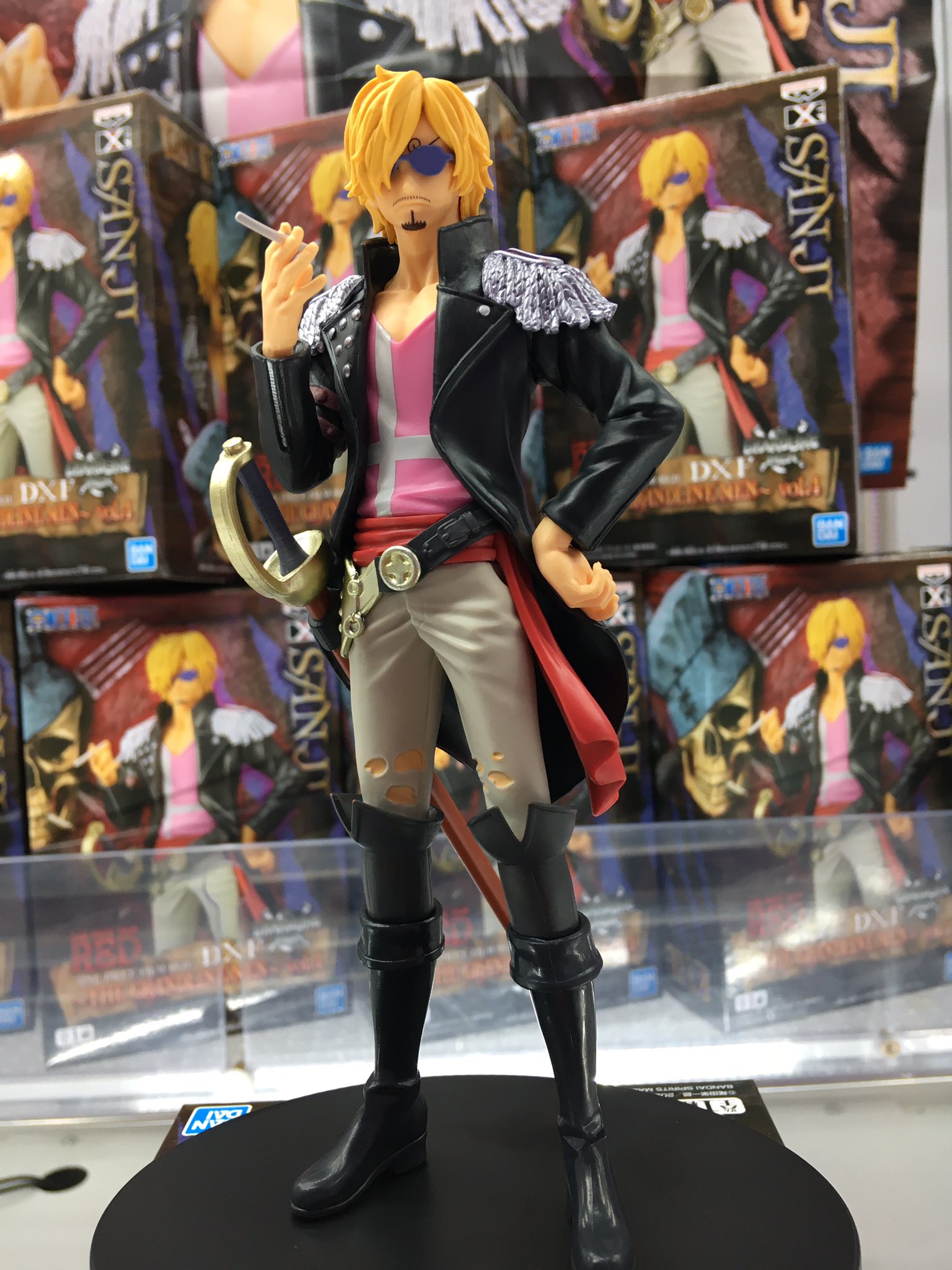 Sanji Film Red ของแท้ JP แมวทอง - Grandline Men Banpresto [โมเดลวันพีช]
