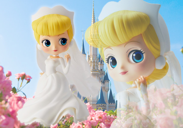 Cinderella Dreamy Style - Pastel Color ของแท้ JP - Q Posket Banpresto [โมเดล Disney]