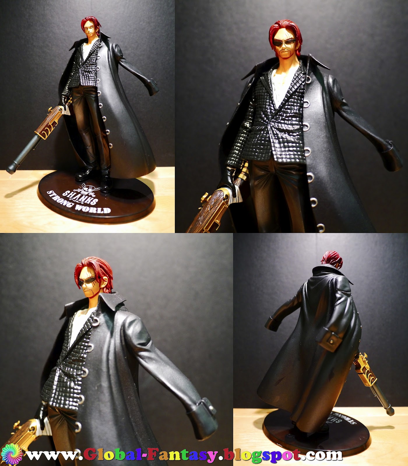 Shanks Strong World ของแท้ JP แมวทอง - Figuarts Zero Bandai [โมเดลวันพีช]