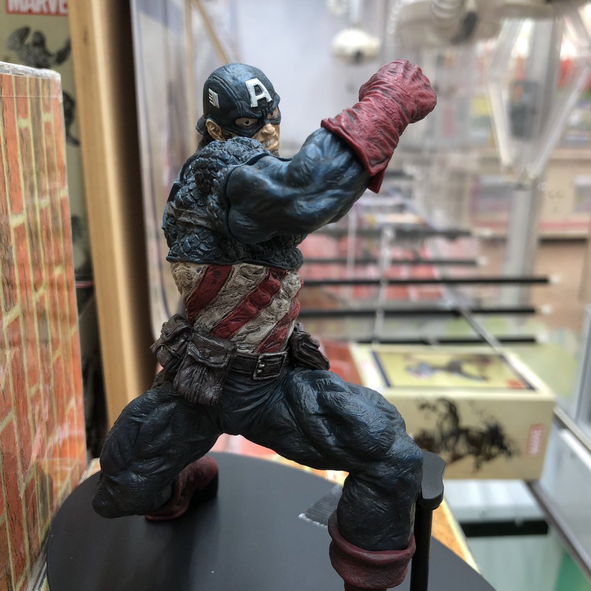Captain America ของแท้ JP - Banpresto [โมเดล Marvel]