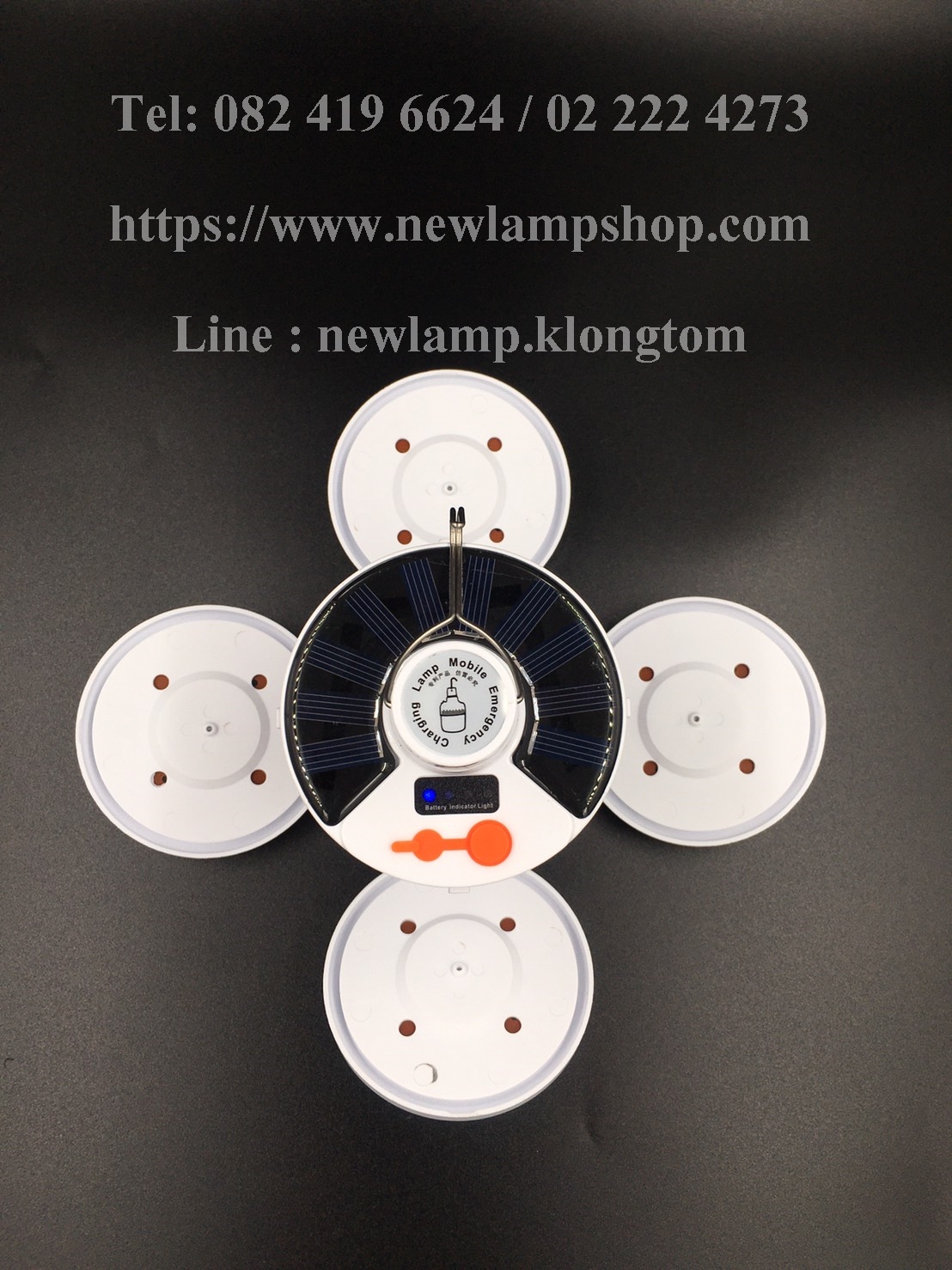 ไฟลูกบอลโซลาเซลล์/ Solar Emergency Charging Lamp 2029