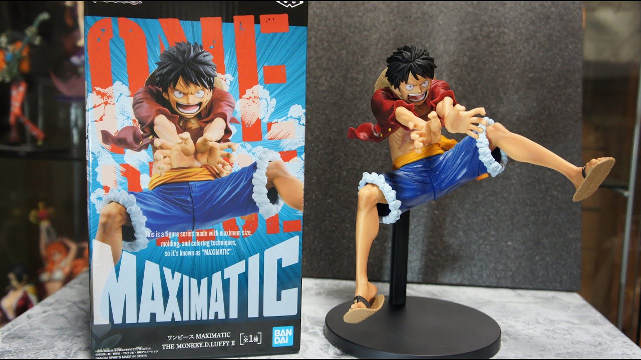 Luffy ของแท้ JP แมวทอง - Maximatic Banpresto [โมเดลวันพีช]