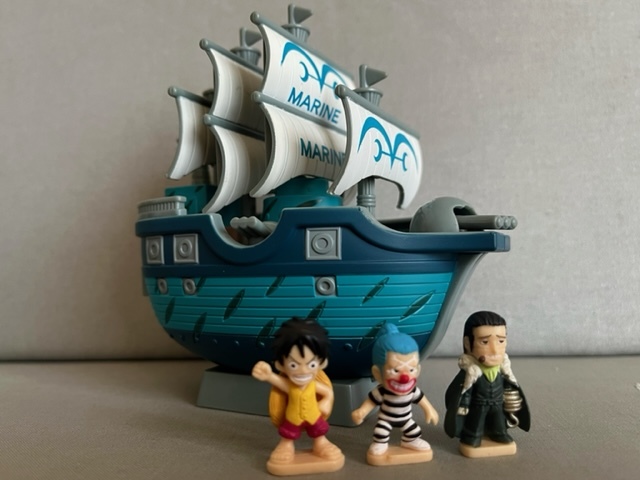 Marine Ship ของแท้ JP แมวทอง - Chara Bank Megahouse [โมเดลเรือวันพีช]