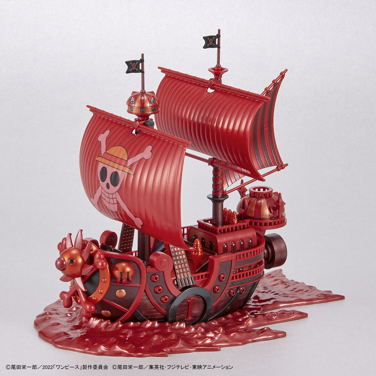 Thousand Sunny Film Red (แบบประกอบ) ของแท้ JP แมวทอง - Grand Ship Collection Bandai [โมเดลเรือวันพีช]