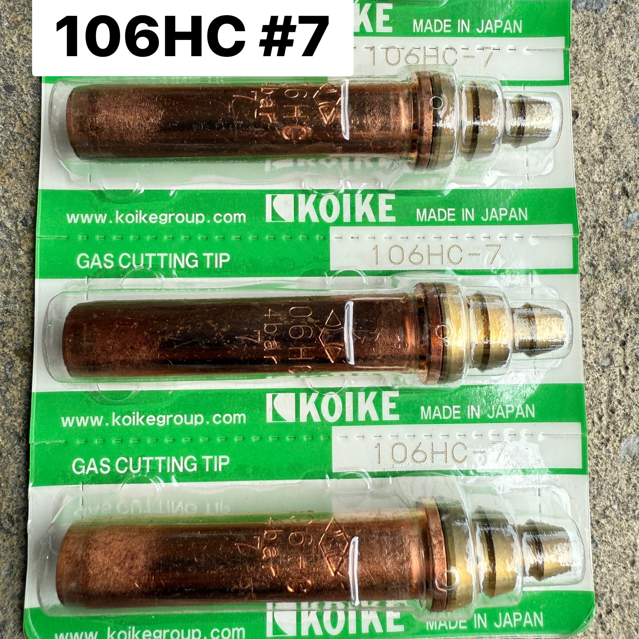 นมหนูออโต้ LPG KOIKE 106HC เบอร์ 6-7 แผงสีขียว