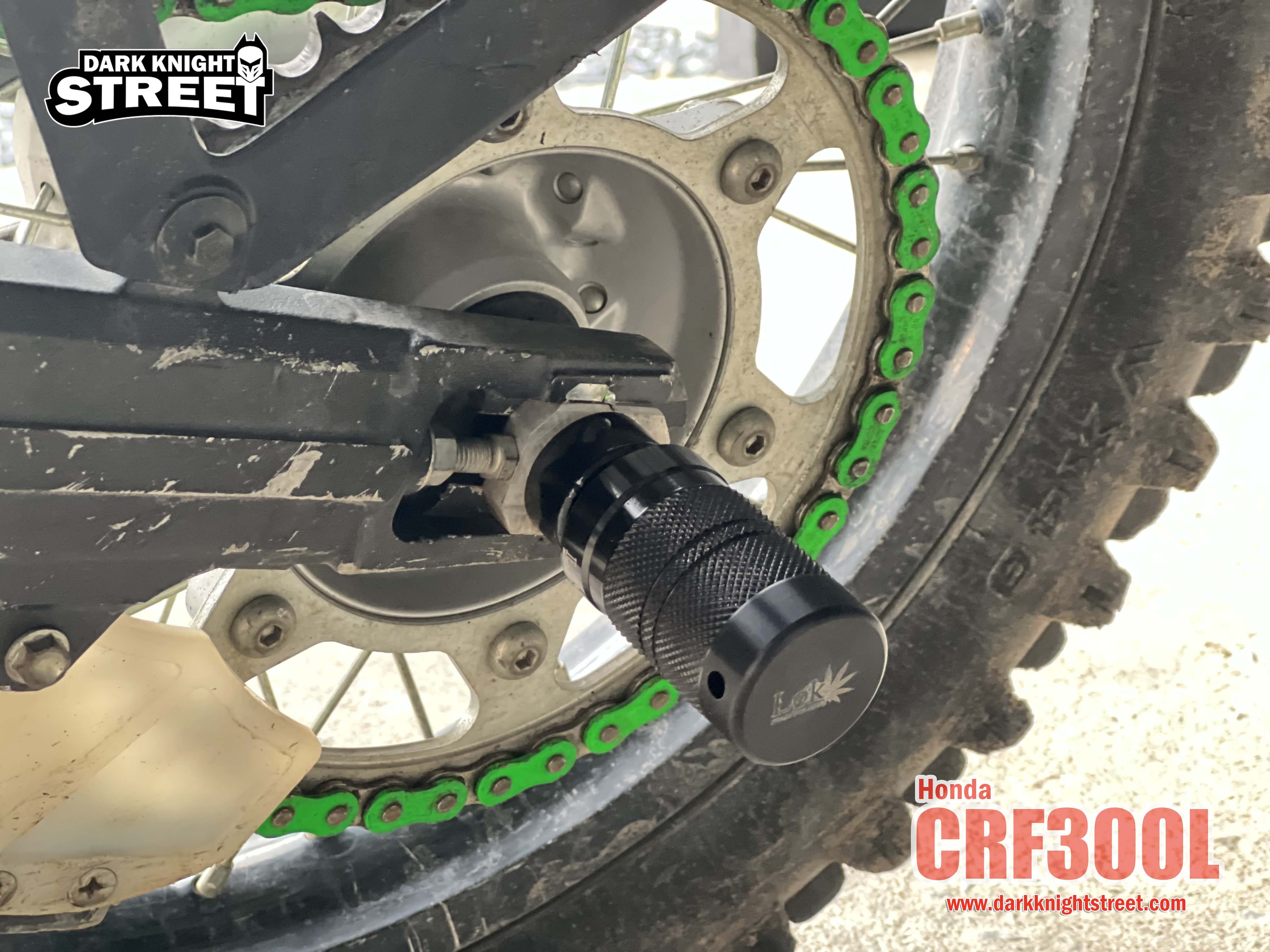 Axle sliders front and rear for Honda CRF300L / 250L