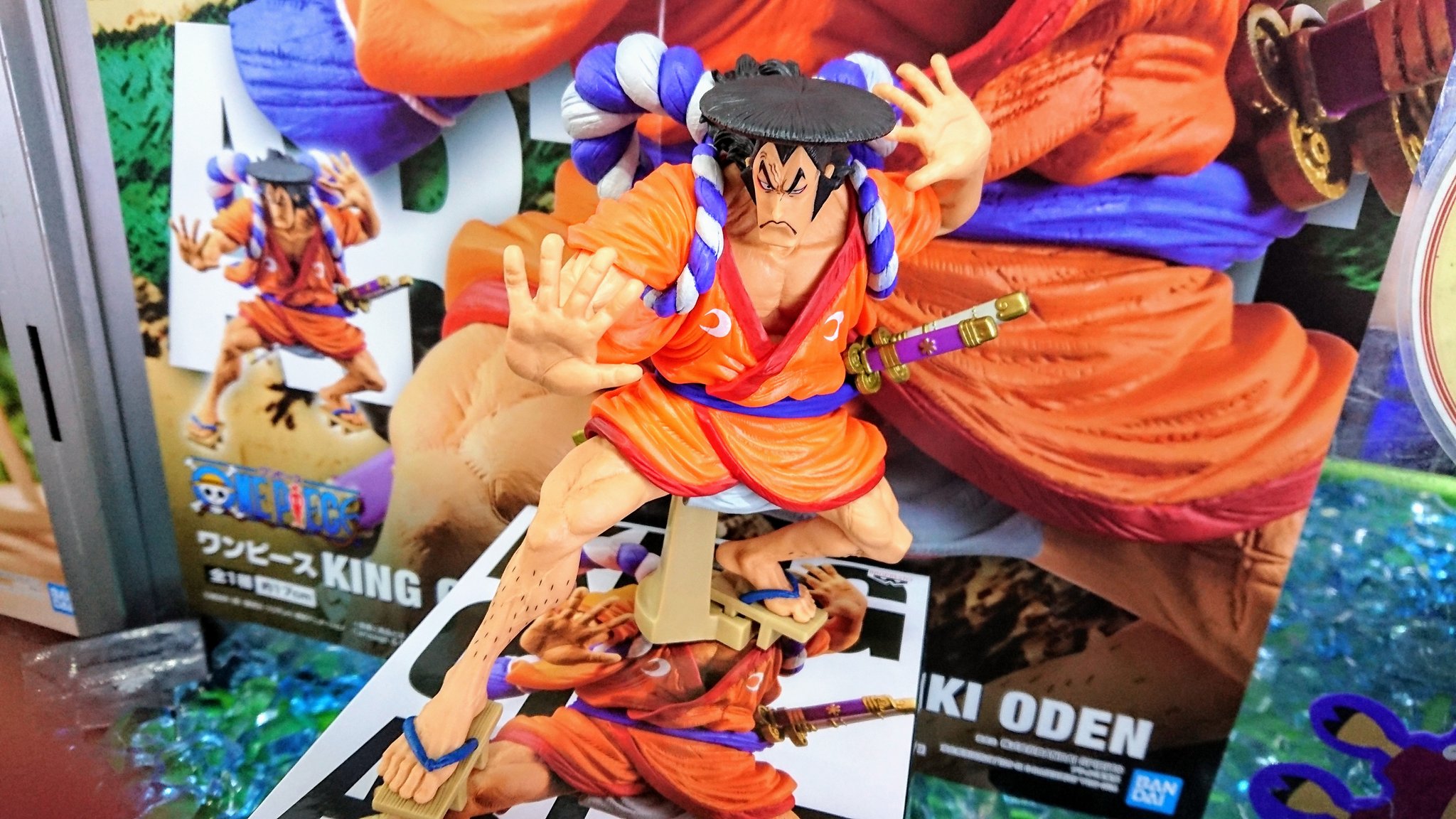 Oden ของแท้ JP แมวทอง - King of Artist Banpresto [โมเดลวันพีช]