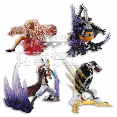 Seven Warlords of the Seas Set ของแท้ JP แมวทอง - Super Effect Banpresto [โมเดลวันพีช] (8 ตัว)