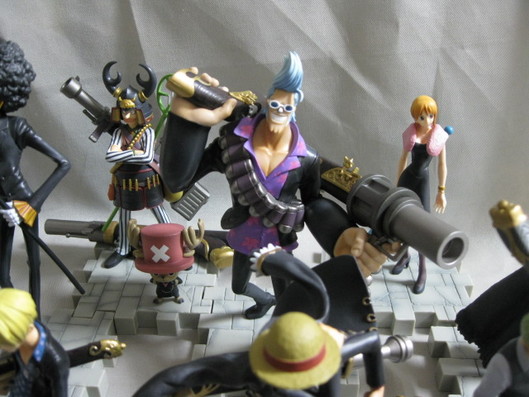 Straw Hat Pirates Strong World Set ของแท้ JP แมวทอง - Ichiban Kuji Banpresto [โมเดลวันพีช] (9 ตัว)