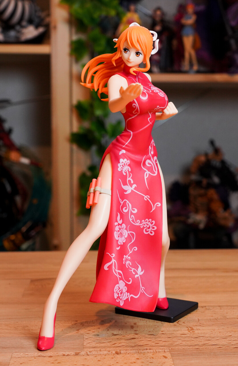Nami Kung Fu Style ของแท้ JP แมวทอง - Glitter & Glamours Banpresto [โมเดลวันพีช]