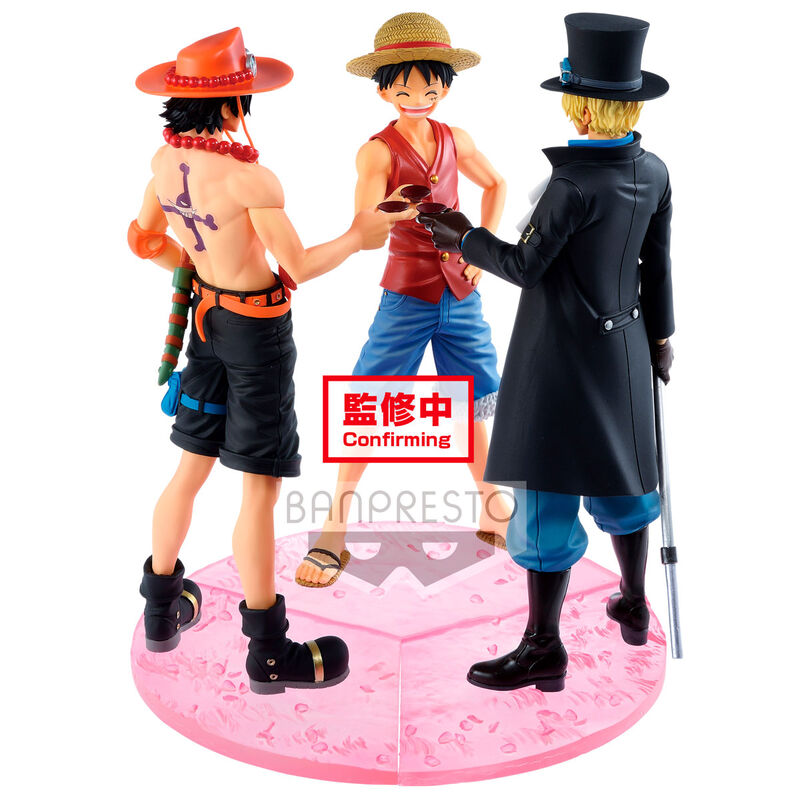 Brother Set ของแท้ JP แมวทอง - Magazine Figure Banpresto [โมเดลวันพีช] (3 ตัว)
