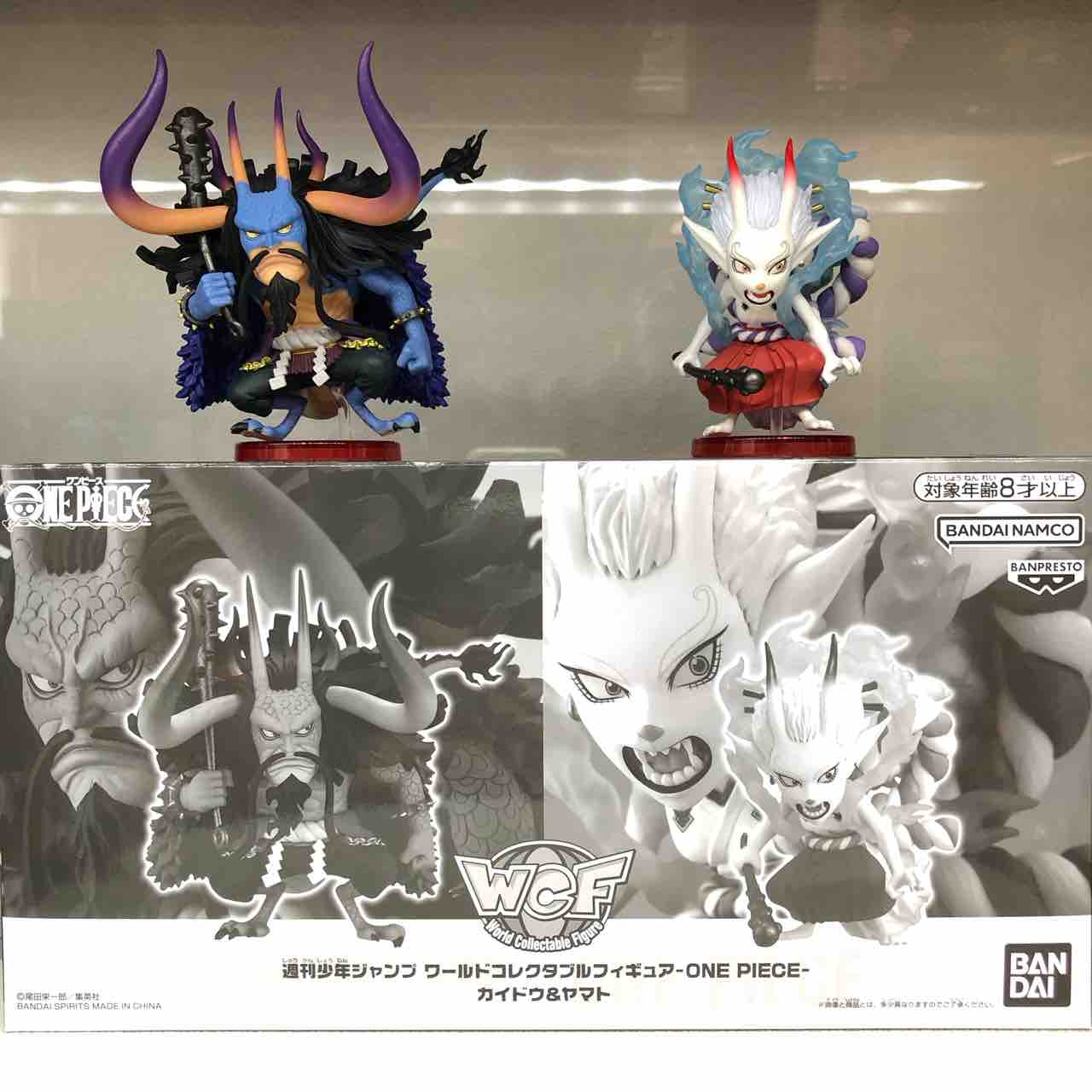 Kaido VS Yamato Jump Set ของแท้ JP แมวทอง - WCF Banpresto [โมเดลวันพีช] (2 ตัว)