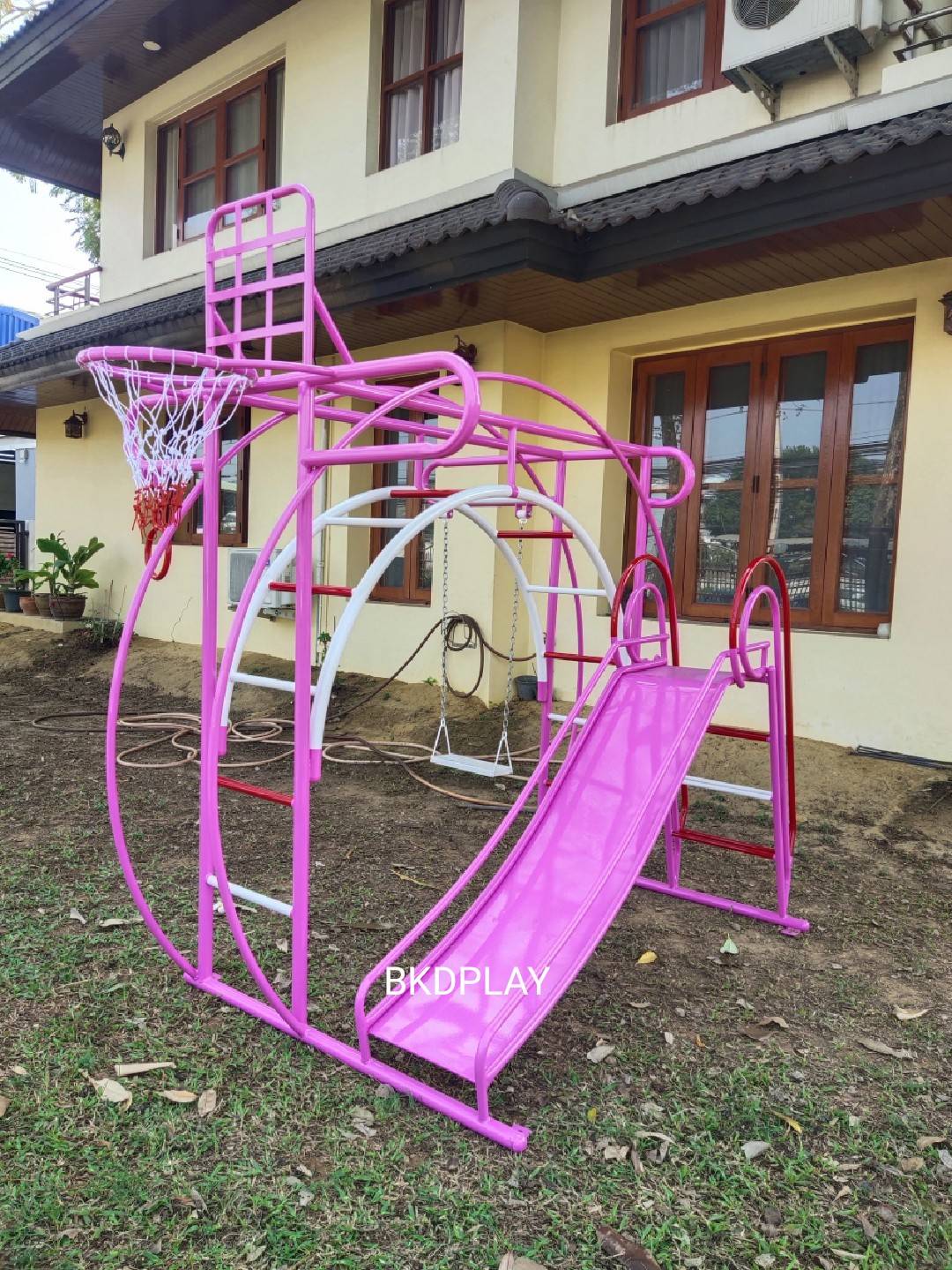 ชิงช้าตาชั่ง, เครื่องเล่นสนามกลางแจ้ง , เครื่องเล่นสนามแบบเหล็ก,ชิงช้า,สไลเดอร์,โยกเยกเหล็ก, ม้าหมุน, OutdoorPlayground, ราคาโรงงาน ขนาด 130x180x180 ซม.