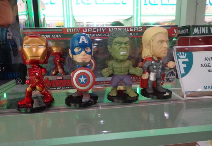 Avengers Age of Ultron ของแท้ JP - Mini Wacky Wobblers Funko [โมเดล Marvel] (4 ตัว)