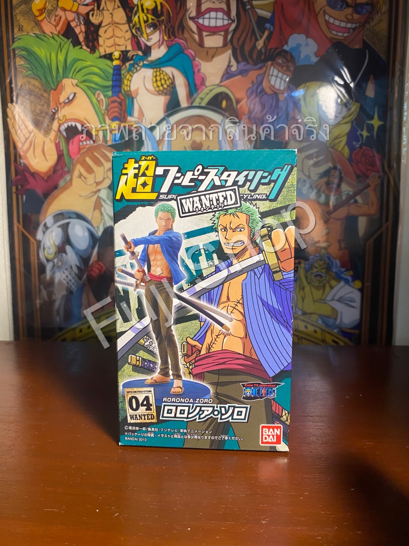 Zoro ของแท้ JP แมวทอง - Super Styling Bandai [โมเดลวันพีช]