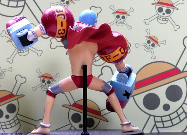 Franky ของแท้ JP แมวทอง - Half Age Characters Bandai [โมเดลวันพีช]