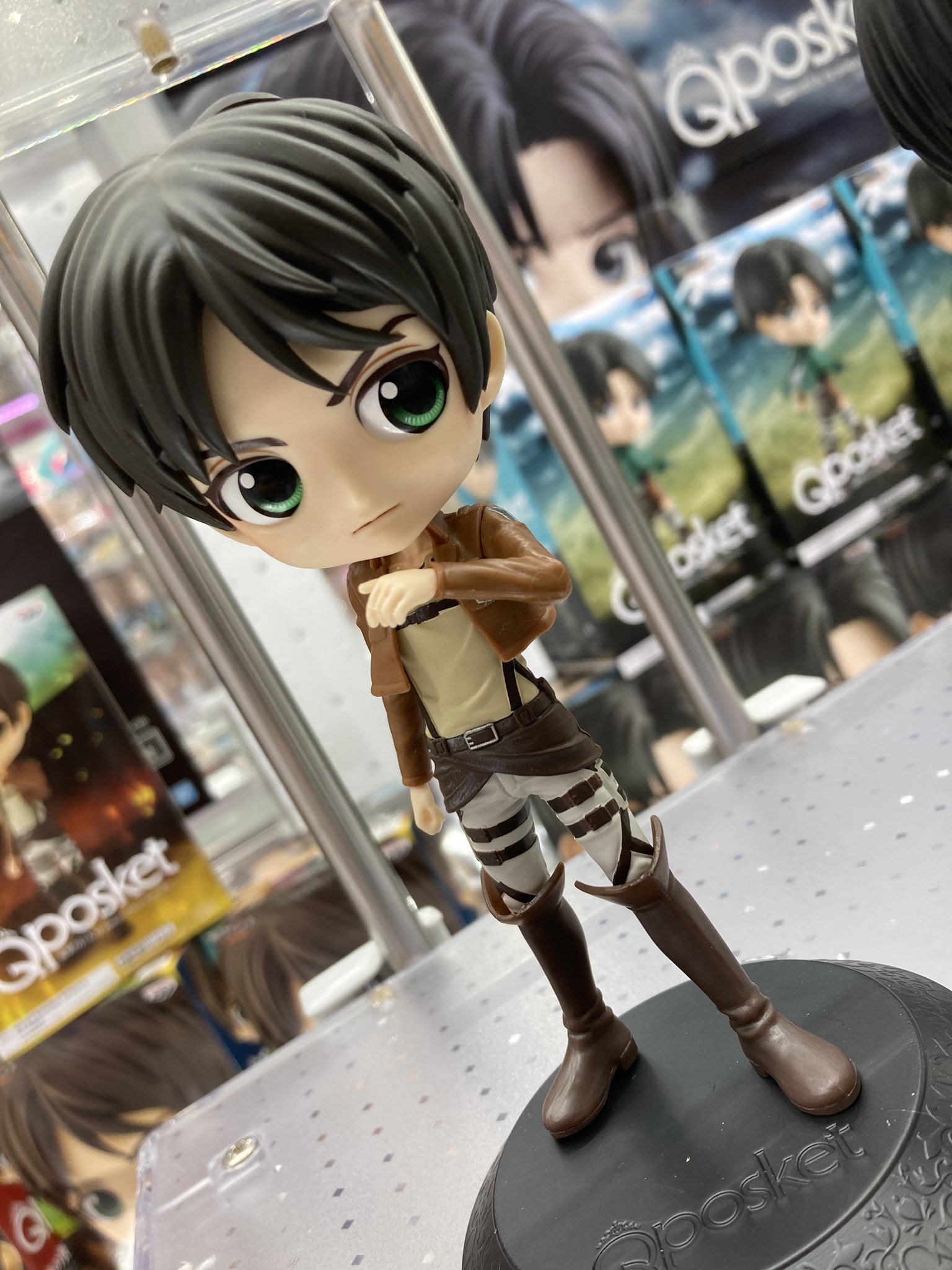 Eren ของแท้ JP - Q Posket Banpresto [โมเดล Attack on Titan]