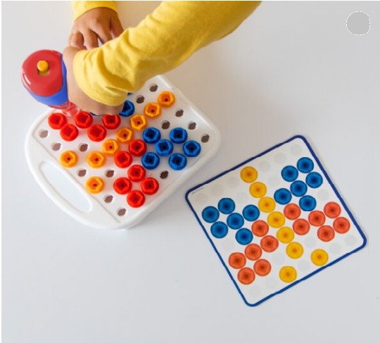 ชุดออกแบบฝึกสร้างลวดลายและรูปทรง ของเล่นเสริมพัฒนาการ, ของเล่นเด็กอนุบาล, สื่อการสอนเด็กอนุบาล วัสดุและสี ปลอดภัยต่อเด็ก