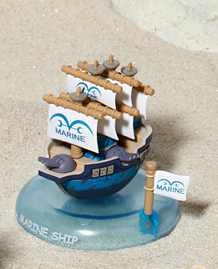 Marine Ship ของแท้ JP แมวทอง - Yura Cole Megahouse [โมเดลเรือวันพีช]