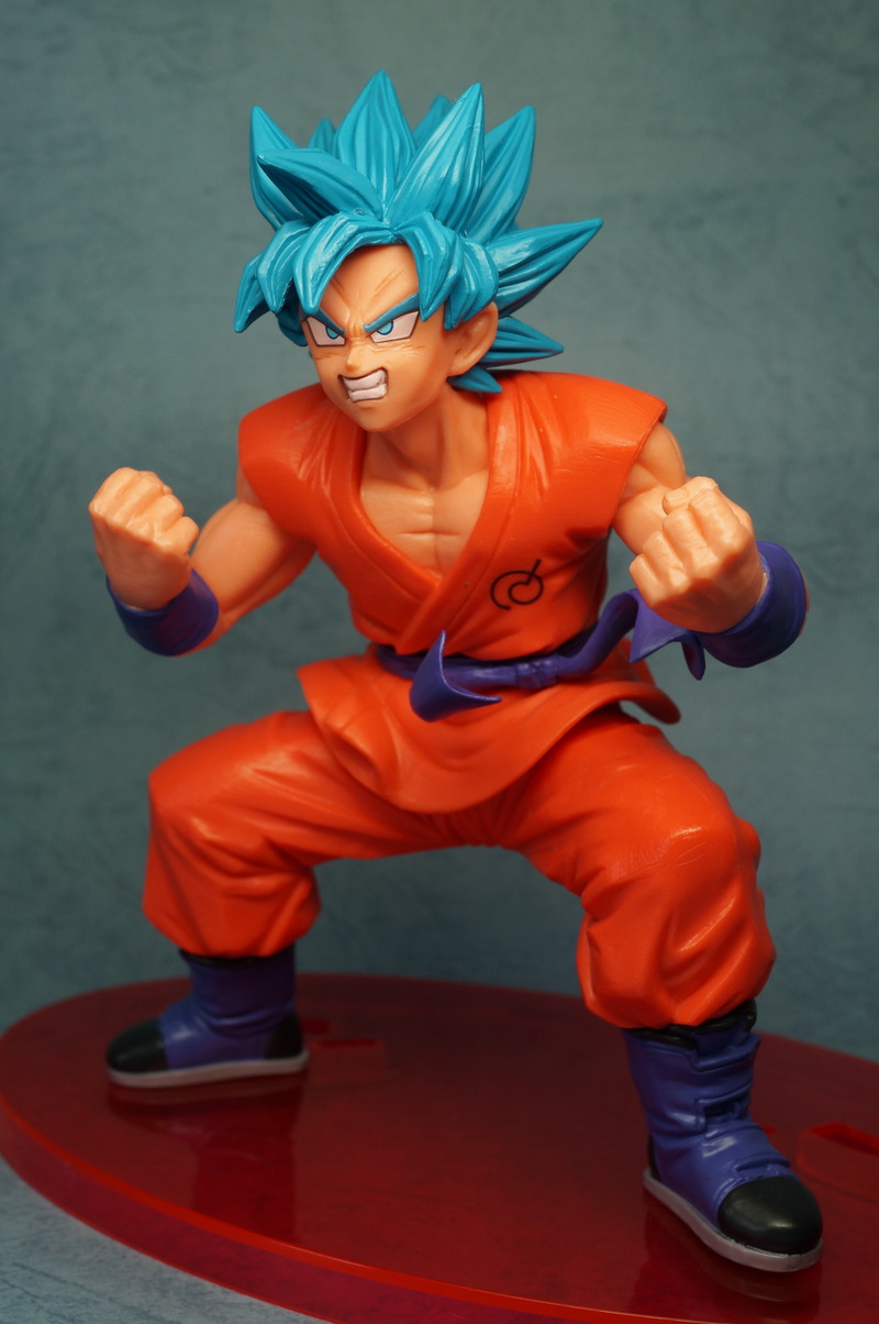 Goku Super Saiyan Blue ของแท้ JP แมวทอง - SSGSS Banpresto [โมเดลดราก้อนบอล] (1 ตัว + Aura)
