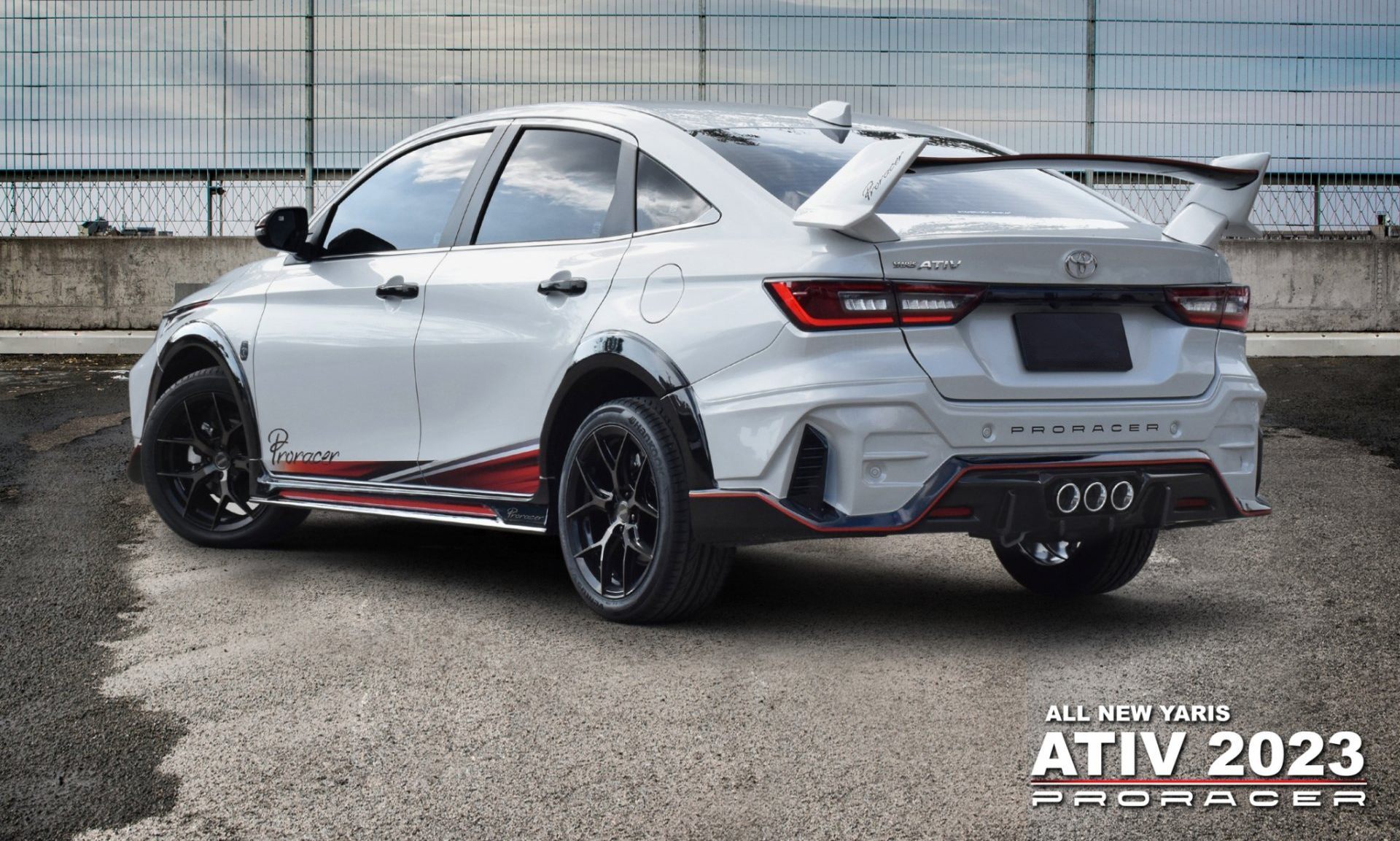 PRORACER VS Toyota Yaris Ativ 4D 2022-On [แบบนี้ซิไม่มีใครเหมือนเรา!]