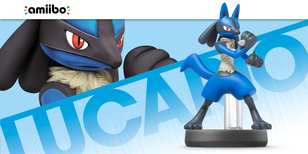 Lucario ของแท้ JP - Amiibo Nintendo [โมเดลโปเกมอน]