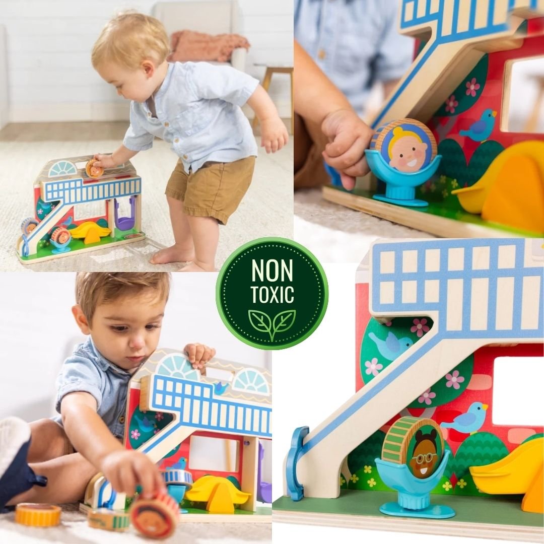 สวนลูกกลิ้งสนามเด็กเล่น,ของเล่นไม้,ลูกกลิ้ง,ของเล่นเสริมทักษะการเรียนรู้, ของเล่นเสริมพัฒนาการเด็กอนุบาล, สื่อการสอนปฐมวัย, พร้อมส่ง