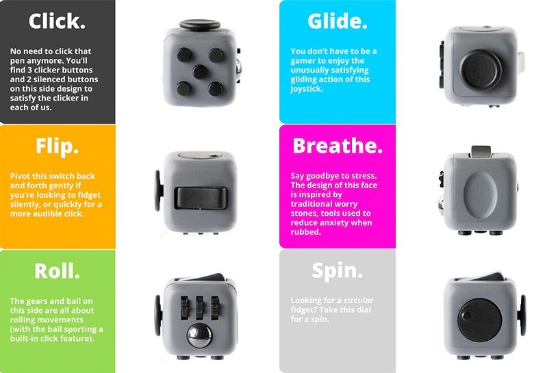 Fidget Cube ของแท้ USA [ สินค้าพร้อมส่ง ] ( Zuru by Antsy labs )