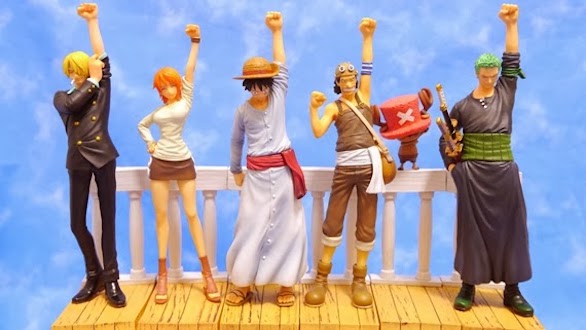 Alabasta Set ของแท้ JP แมวทอง - Dramatic Showcase Banpresto [โมเดลวันพีช] (6 ตัว)
