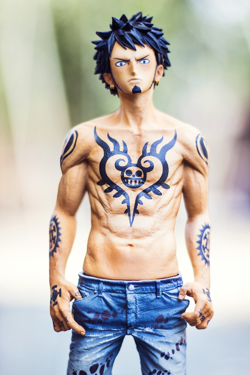 Law ของแท้ JP แมวทอง - King of Artist Banpresto [โมเดลวันพีช]