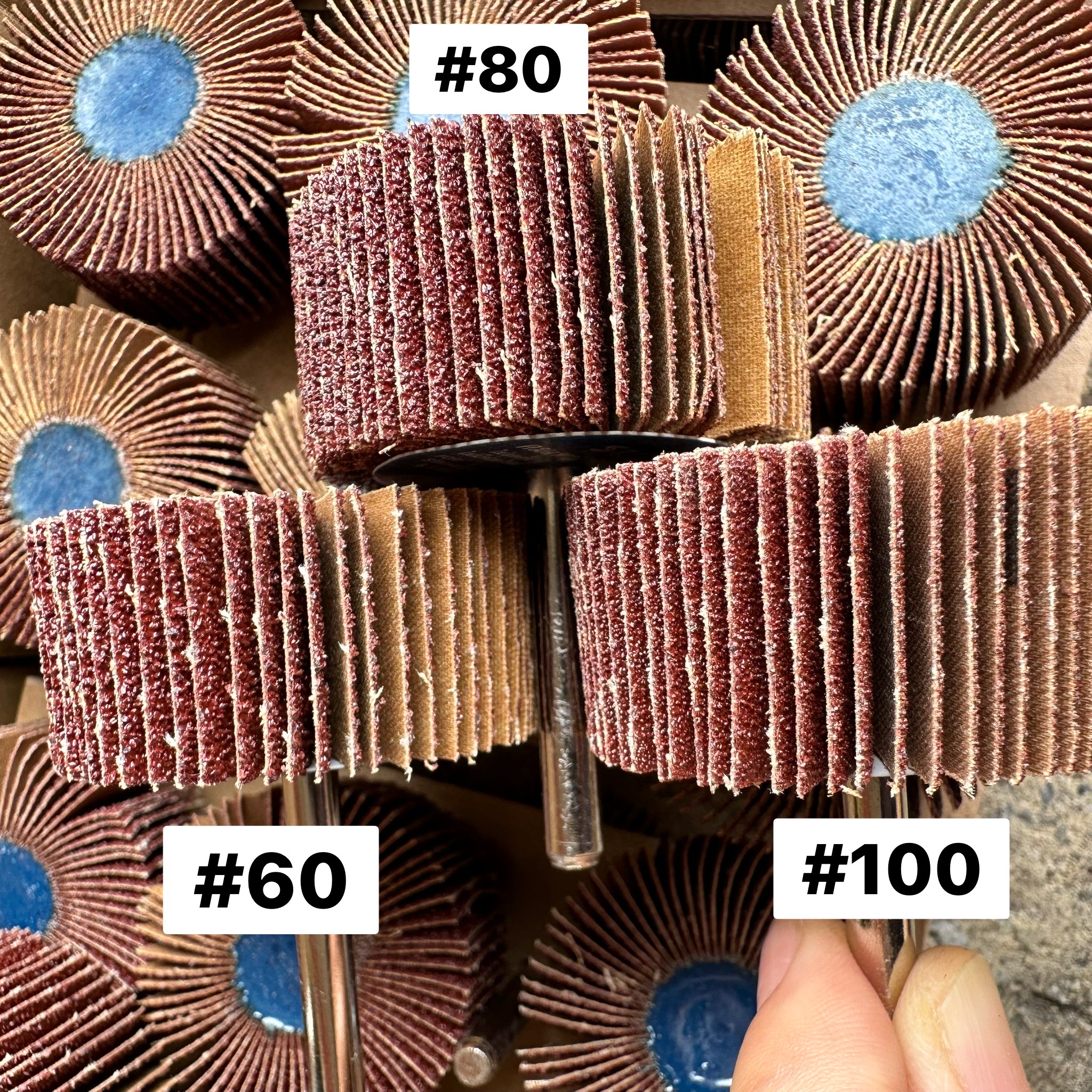 ล้อทรายแกน 2นิ้วx1 แกน 6 มิล