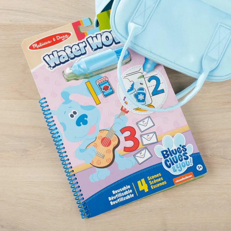สมุดระบายสีด้วยน้ำ Blue's Clues ชุด A ของเล่นเสริมพัฒนาการเด็ก เสริมทักษะการเรียนรู้ สื่อการสอนอนุบาล พร้อมส่ง