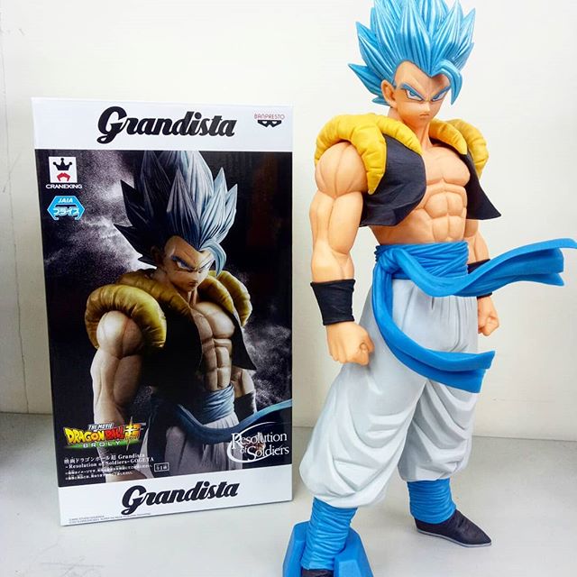 Gogeta Super Saiyan Blue ของแท้ JP แมวทอง - Grandista Banpresto [โมเดลดราก้อนบอล]